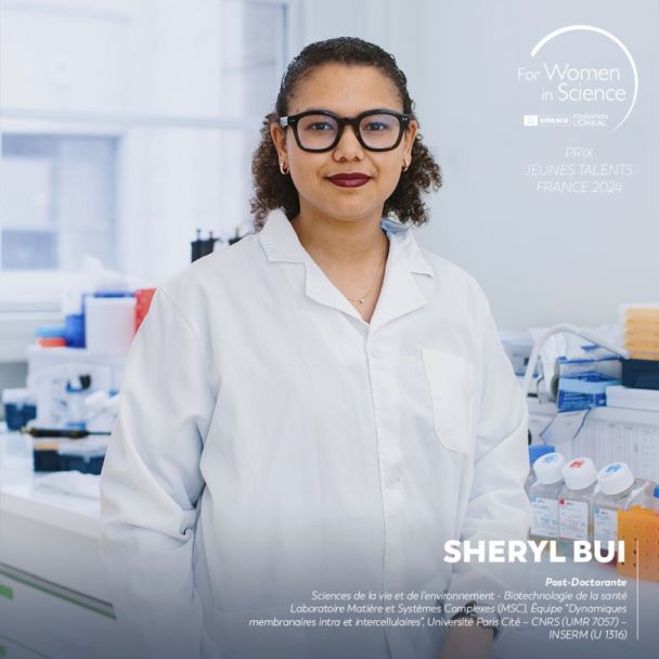 Shéryl Bui Lauréate du Prix UNESCO-L’Oréal Jeunes Talents (France)